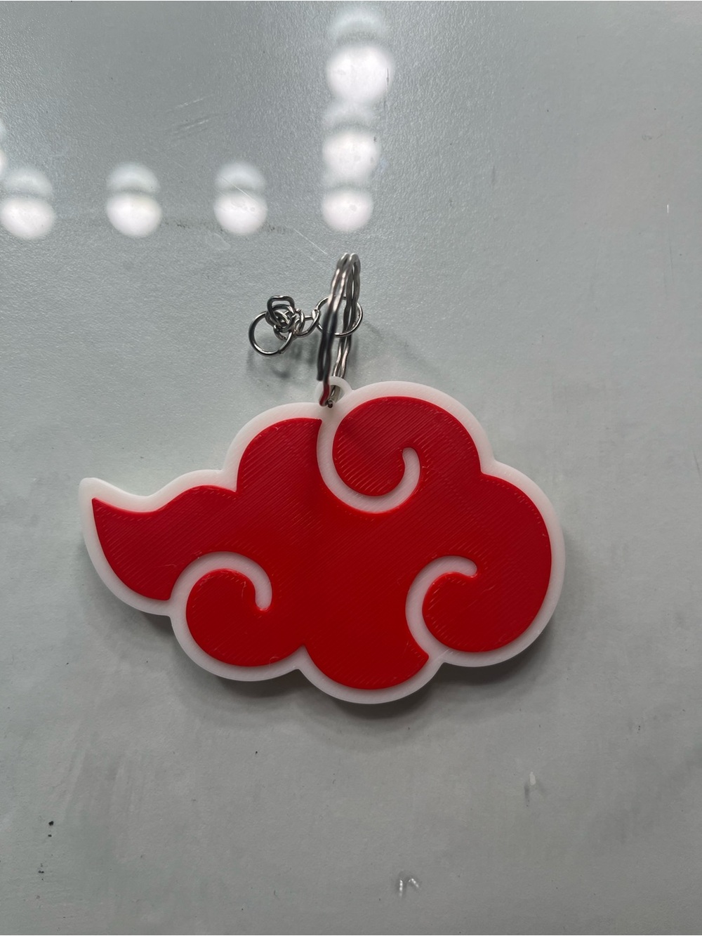 Red Cloud Keychain Pendant - Men Accessories